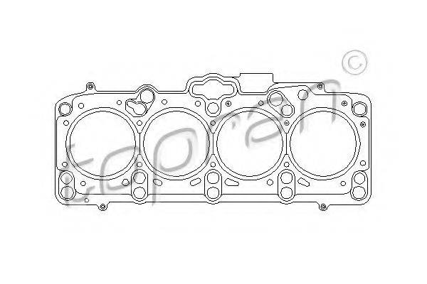 TOPRAN 109360 Прокладка, головка циліндра