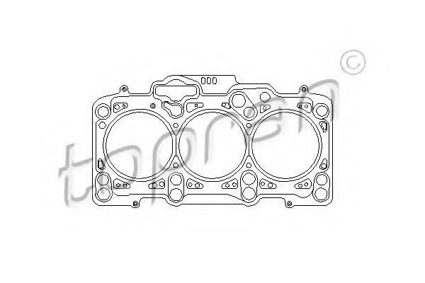 TOPRAN 111145 Прокладка, головка циліндра