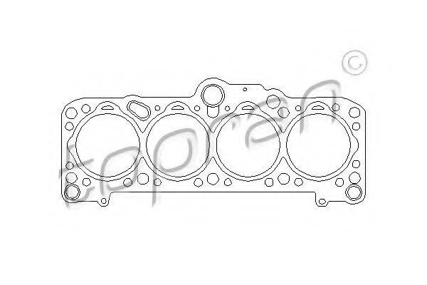 TOPRAN 101413 Прокладка, головка циліндра