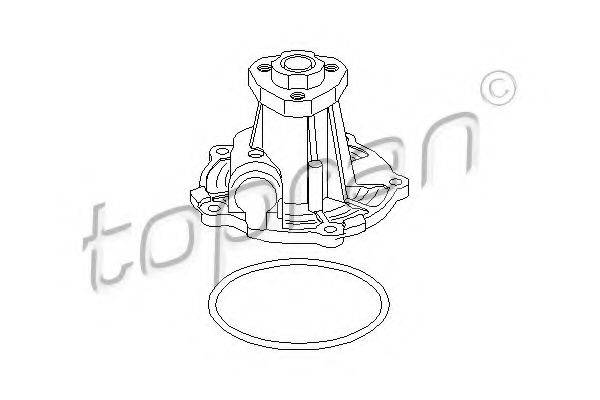 TOPRAN 100314 Водяний насос