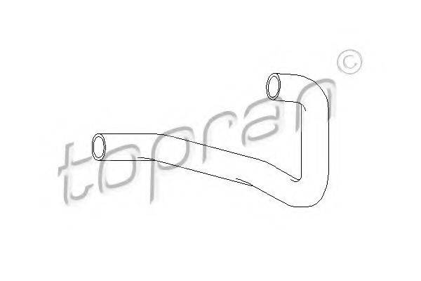 TOPRAN 104131 Шланг радіатора