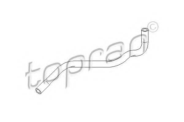 TOPRAN 103002 Шланг радіатора