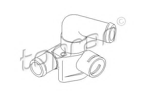 TOPRAN 108192 Фланець охолоджувальної рідини