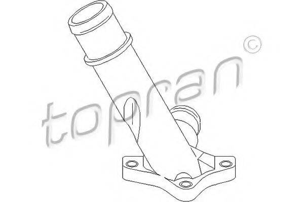 TOPRAN 109629 Фланець охолоджувальної рідини