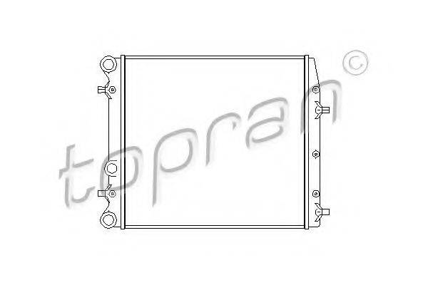 TOPRAN 112239 Радіатор, охолодження двигуна