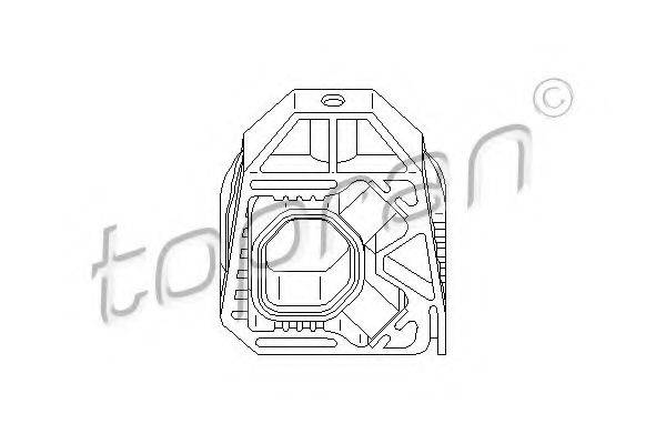 TOPRAN 112411 Підвіска, радіатор