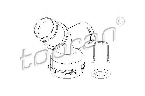 TOPRAN 112401 Фланець охолоджувальної рідини