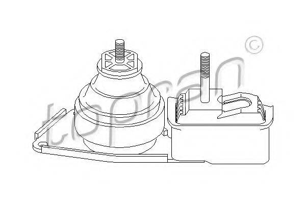 TOPRAN 107965 Підвіска, двигун