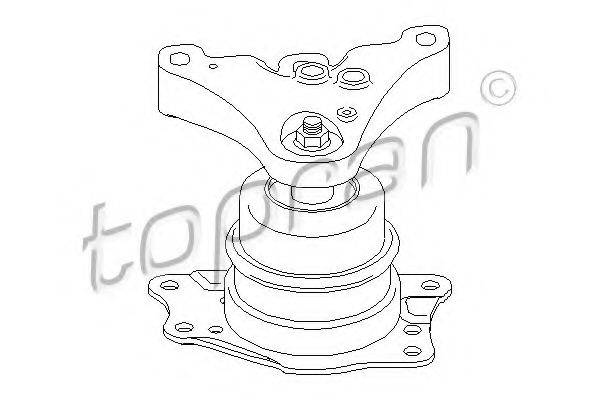 TOPRAN 110844 Підвіска, двигун