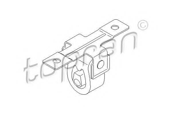 TOPRAN 111586 Кронштейн, глушник
