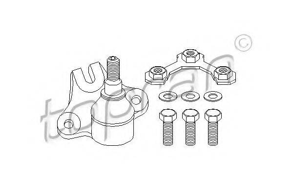 TOPRAN 103035 несучий / напрямний шарнір