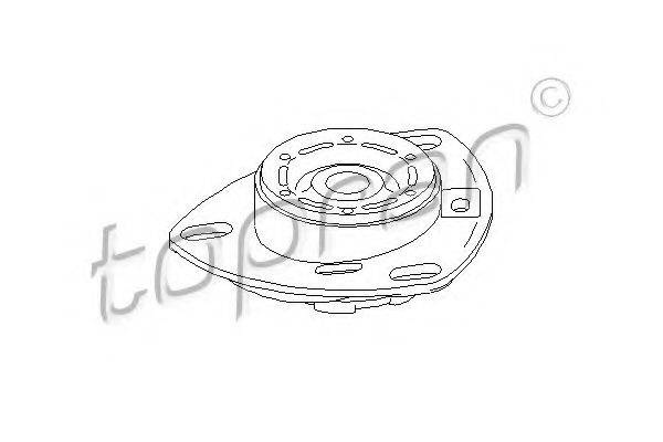 TOPRAN 103745 Опора стійки амортизатора