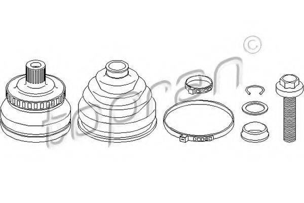 TOPRAN 108113 Шарнірний комплект, приводний вал