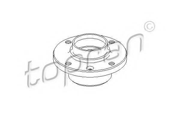 TOPRAN 111887 Маточина колеса