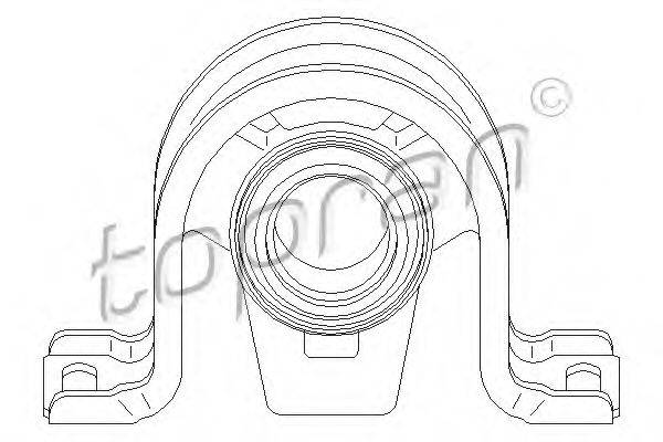 TOPRAN 111462 Підвіска, карданний вал