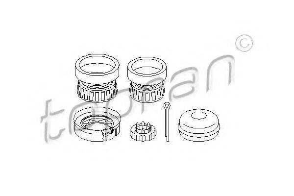 TOPRAN 109702 Комплект підшипника маточини колеса