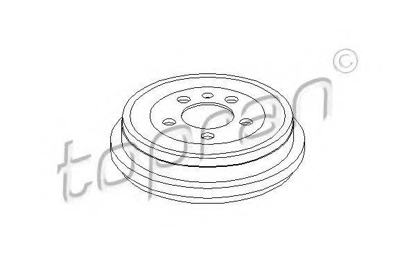 TOPRAN 110039 Гальмівний барабан