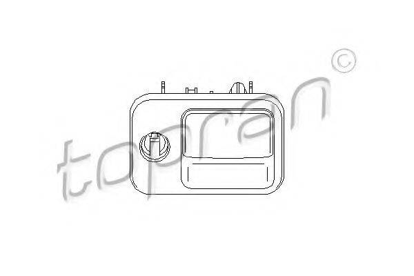 TOPRAN 110668 Замок речової скриньки