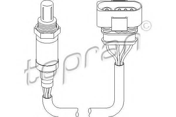 TOPRAN 111601 Лямбда-зонд