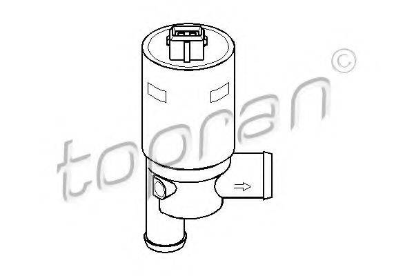 TOPRAN 112232 Поворотна заслінка, підведення повітря