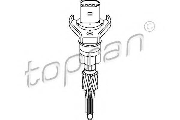 TOPRAN 109751 Датчик, ділянка колії