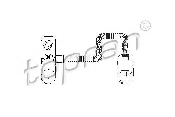 TOPRAN 111375 Датчик частоти обертання, керування двигуном