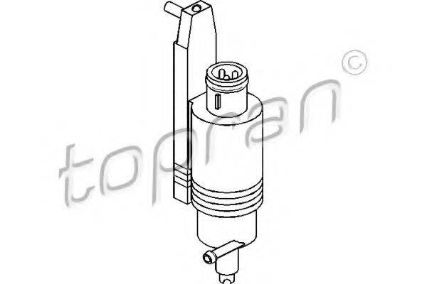 TOPRAN 107282 Водяний насос, система очищення вікон