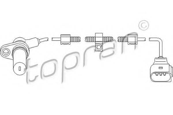 TOPRAN 110919 Датчик частоти обертання, керування двигуном