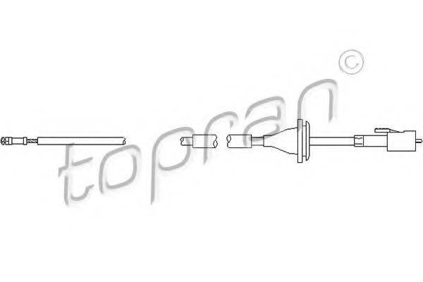 TOPRAN 103336 Трос спідометра