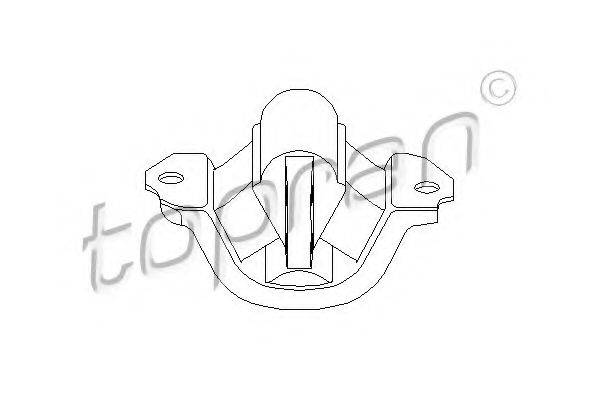 TOPRAN 201369 Підвіска, двигун