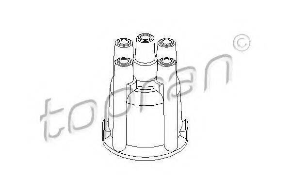 TOPRAN 201999 Кришка розподільника запалювання