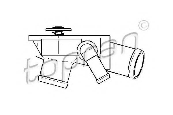 TOPRAN 206226 Термостат, охолоджуюча рідина