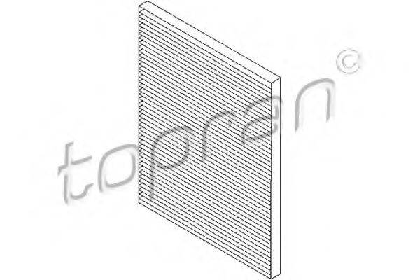 TOPRAN 202701 Фільтр, повітря у внутрішньому просторі