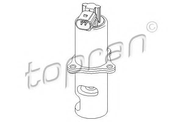 TOPRAN 207439 Клапан повернення ОГ