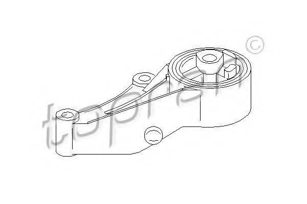 TOPRAN 207040 Підвіска, двигун