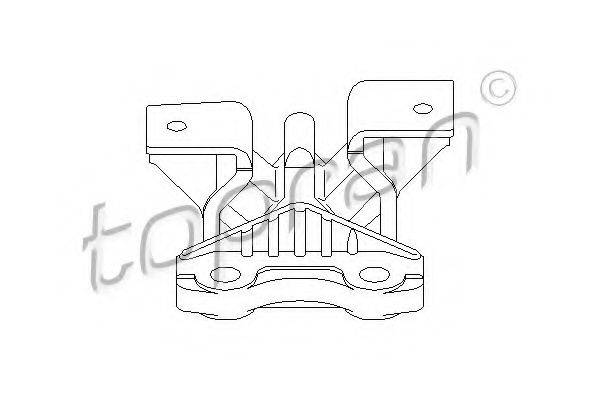 TOPRAN 207762 Підвіска, двигун