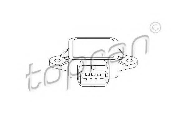 TOPRAN 206176 Датчик, положення дросельної заслінки