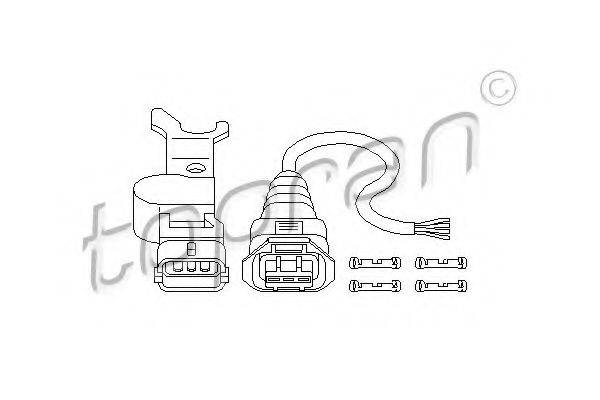 TOPRAN 207013 Датчик частоти обертання, керування двигуном