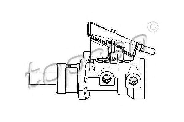 TOPRAN 302035 головний гальмівний циліндр