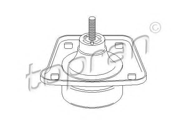 TOPRAN 302390 Підвіска, двигун