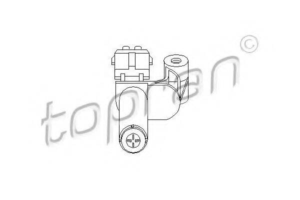 TOPRAN 302647 Датчик частоти обертання, керування двигуном