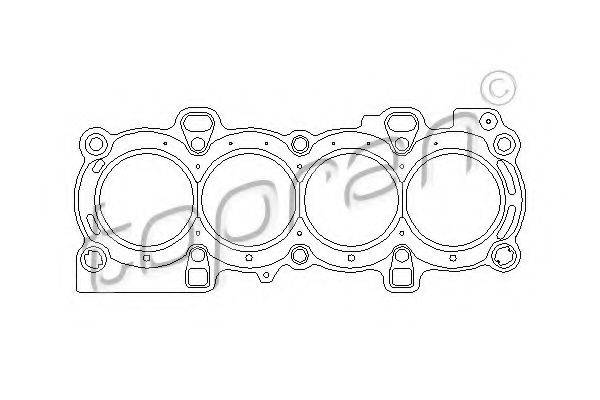 TOPRAN 302204 Прокладка, головка циліндра
