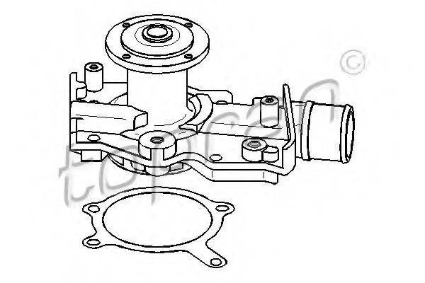 TOPRAN 300248 Водяний насос