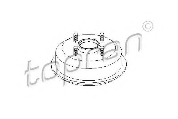 TOPRAN 301015 Гальмівний барабан