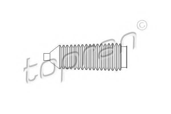 TOPRAN 302381 Пильовик, рульове управління