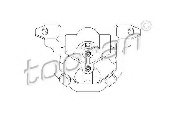 TOPRAN 301528 Підвіска, двигун