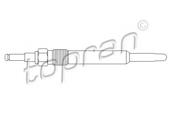 TOPRAN 400447 Свічка розжарювання
