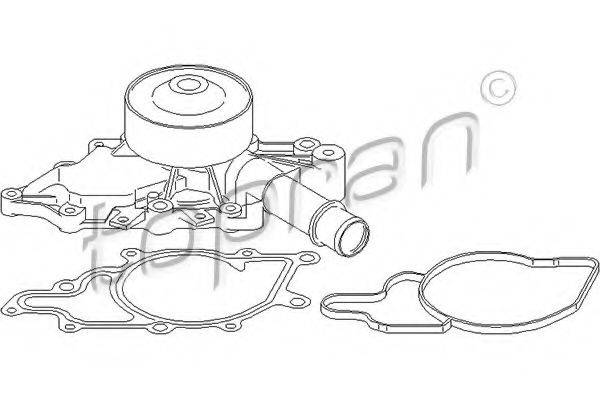 TOPRAN 401466 Водяний насос