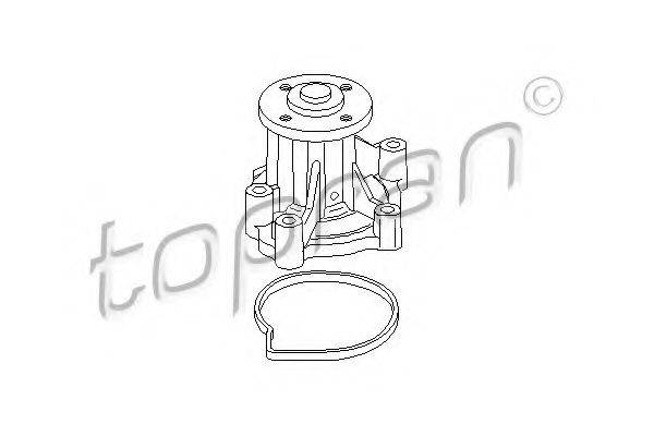 TOPRAN 400407 Водяний насос