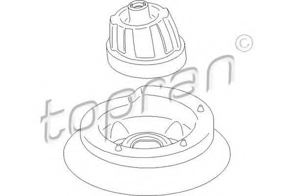 TOPRAN 401619 Опора стійки амортизатора